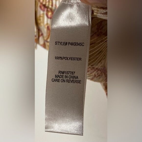 NWT Inner Circle Lightweight Patterned Blouse, size 2X - Picture 4 of 4